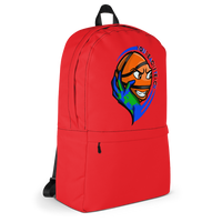 Single Logo Backpack Red