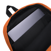 Single Logo Backpack Orange