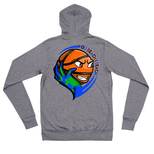 Double Logo Unisex zip hoodie
