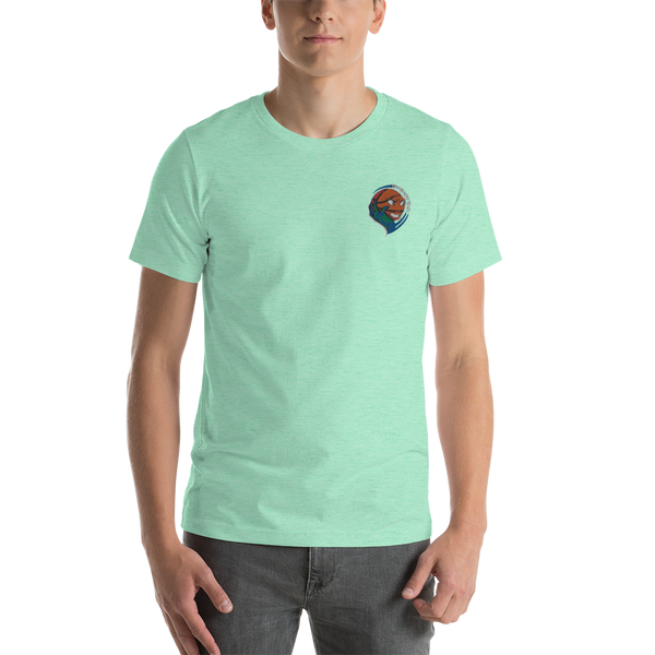 Embroidered Single Logo Short-Sleeve Unisex T-Shirt