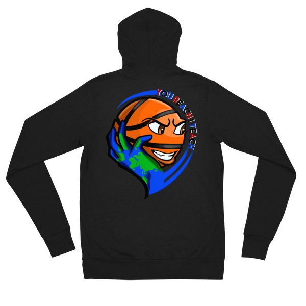 Double Logo Unisex zip hoodie