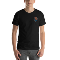 Embroidered Single Logo Short-Sleeve Unisex T-Shirt