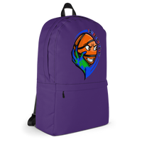 Single Logo Backpack Purple